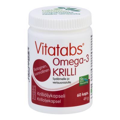 VITATABS OMEGA-3  KRILLI ÕLI KAPSLID 1180 MG  N60