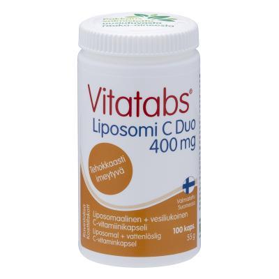 VITATABS C VITAMIIN  DUO  LIPOSOOMNE 400MG CAPS VEGAN  N100