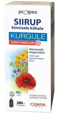 PROPEX RAHUSTAV SIIRUP KINNISELE KÖHALE VEGAN 150ML