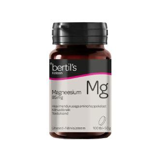 BERTILS MAGNEESIUM 85MG TBL N100