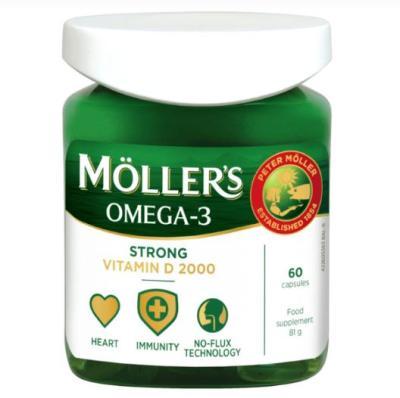 MÖLLER`S OMEGA-3 STRONG+VIT D CAPS N60
